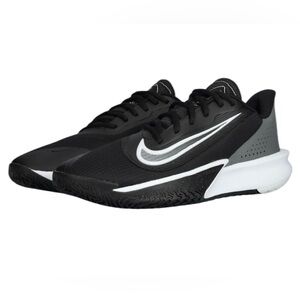 NWT Nike Precision 7 Men’s 8 lace up black, white and gray basketball shoes